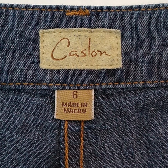 Caslon lightweight denim skirt - Picture 4 of 5